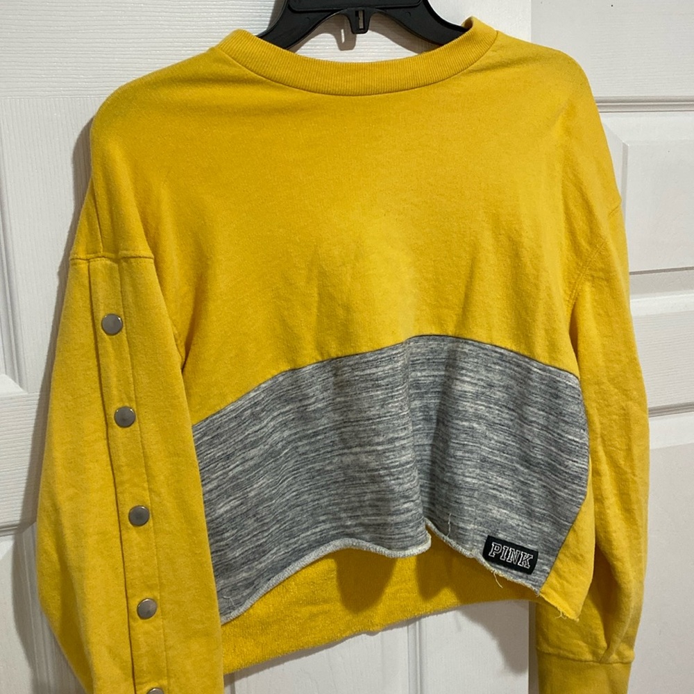 VS Pink Yellow Hoodie